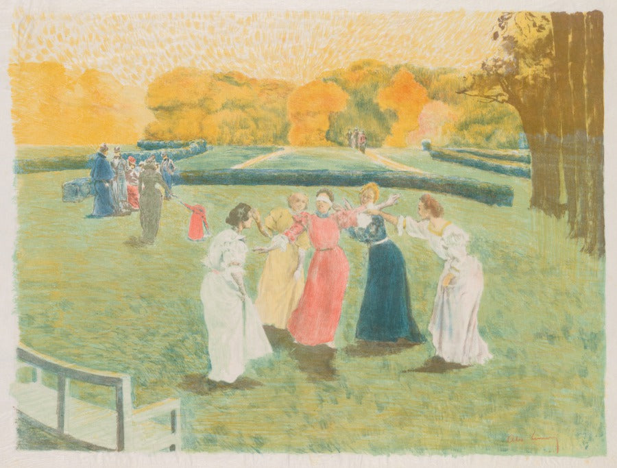 Blind Man's Bluff by Alexandre Lunois (French, 1863–1916) - Classic Painting canvas print