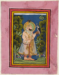 Maharana Jawan Singh of Mewar r. 182838 Holding a Falcon by Ghasi (Indian, active c. 1820–36) - Classic Art canvas print