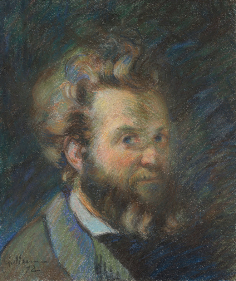 Self-Portrait by Armand Guillaumin (French, 1841–1927) - Classic Painting canvas print