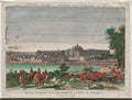 Vue du Chateau et d'une Partie de la Ville de Versailles by Balthasar Friedrich Leizelt (German, 1710–1820) - Classic Painting canvas print