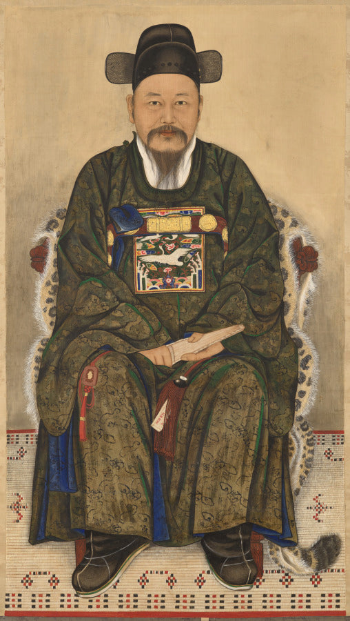 Portrait of a Government Official by Chae Yongshin (Korean, 1850–1941) - Classic Art canvas print