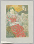 On the Pale Silver Sofa by Maurice Denis (French, 1870–1943) - Classic Painting canvas print