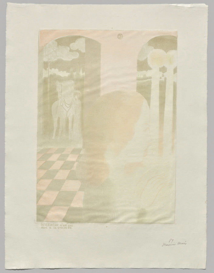 The Knight Did Not Die in the Crusade by Maurice Denis (French, 1870–1943) - Classic Painting canvas print