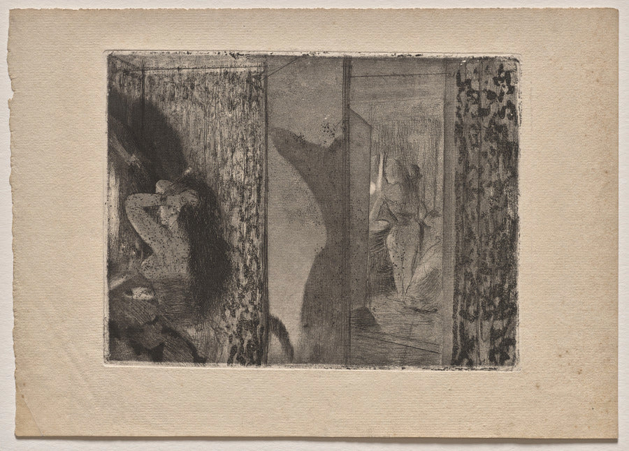Actresses in Their Dressing Rooms by Edgar Degas (French, 1834–1917) - Classic Painting canvas print