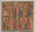 Diptych with Twelve Apostles  St. Paul by Workshop or Circle of Wäldä Maryam (Ethiopia, active mid- to late 1600s-early 1700s) - Classic Art canvas print