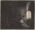The Holy Family in an Interior by Ferdinand Bol (Dutch, 1616–1680) - Classic Painting canvas print