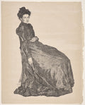Portrait of Marianne Brockhaus in Leipzig by Otto Greiner (German, 1869–1916) - Classic Painting canvas print