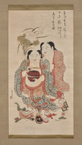 The Two Immortals of Harmony and Unity by  - Classic Painting canvas print