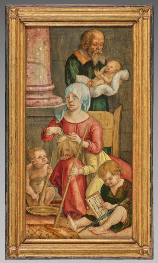 Mary Cleophas and her Family by Hans Süss von Kulmbach (German, c. 1480–1522) - Classic Art canvas print