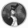 Portrait of an Officer by Charles Pierre Cior - Classic Art canvas print
