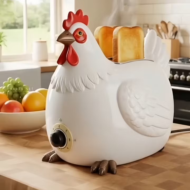 The Whimsical Toaster – Playful Kitchen Appliance for Cozy Breakfasts & Unique Home Decor