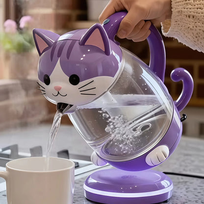 Aesthetic Pet Series Electric Kettle - 1.7L Premium Glass Kettle with Smart LED Atmosphere Temperature Ring-2