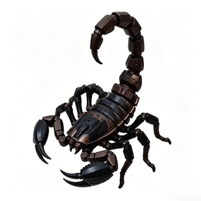 ⚙️ Transforming Mechanical Beast Desk Toy – Futuristic Metal Insect Sculpture 🐞✨