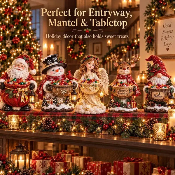 💯🎄 Christmas Sale – 49% OFF ✨ Lighted Christmas Candy Bowl Collection – 5 Festive Holiday Designs