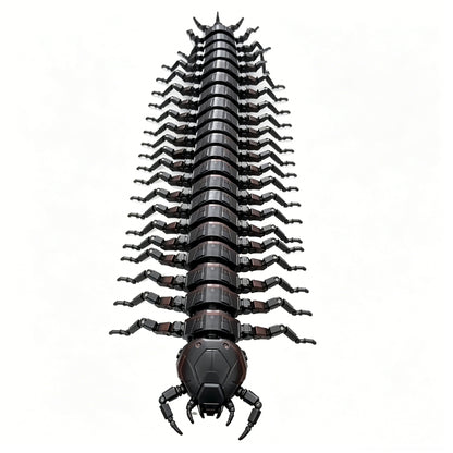 ⚙️ Transforming Mechanical Beast Desk Toy – Futuristic Metal Insect Sculpture 🐞✨