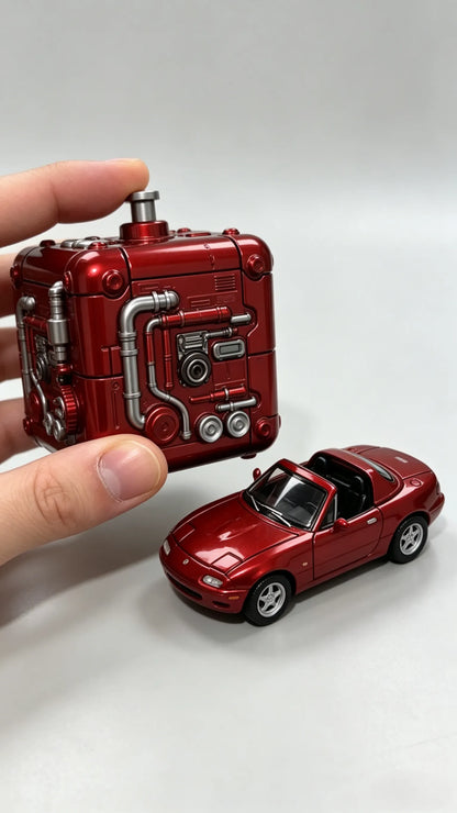 🚗 Ultimate Speed Level Transform Toy – Cube to Car / Jet / Spacecraft/Tank