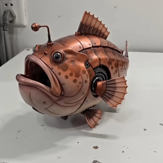 🐟️Transforming Mechanical Beast Desk Toy – Anglerfish