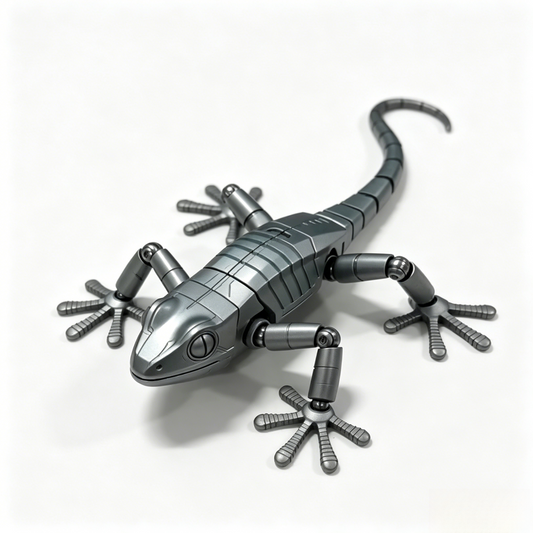 ⚙️ Transforming Mechanical Beast Desk Toy –Lizard 🐞✨