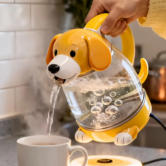 Aesthetic Pet Series Electric Kettle - 1.7L Premium Glass Kettle with Smart LED Atmosphere Temperature Ring-2
