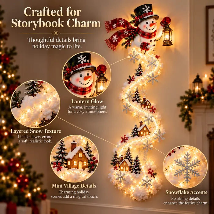 💯 Last day 49% OFF - 🎄✨ Christmas Magic Trail Wall Light - A Little Christmas Magic, Right on Your Wall