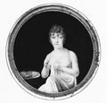 Madame Jean-Baptiste Isabey Jeanne Laurice de Salienne, died 1829 by Jean-Baptiste Isabey - Classic Art canvas print