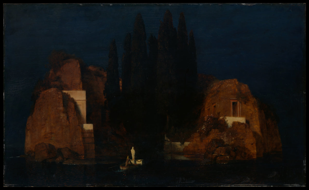 Island of the Dead by Arnold Böcklin - Classic Art canvas print