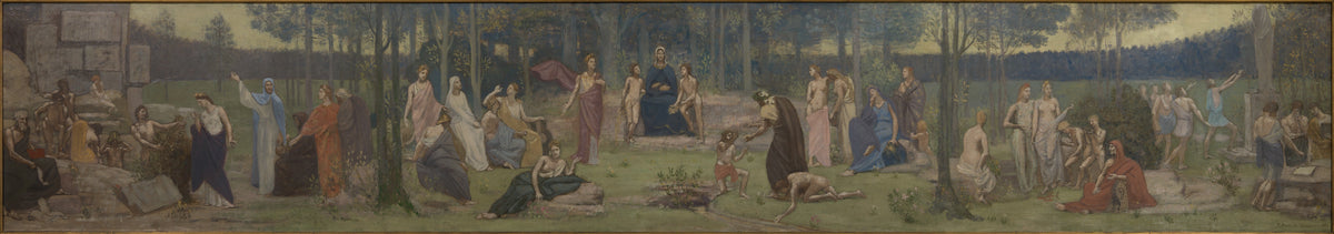 The Allegory of the Sorbonne by Pierre Puvis de Chavannes - Oil Painting canvas print