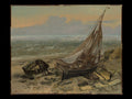 The Fishing Boat by Gustave Courbet - Realist canvas print