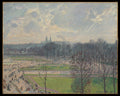 The Garden of the Tuileries on a Winter Afternoon by Camille Pissarro - Impressionist canvas print