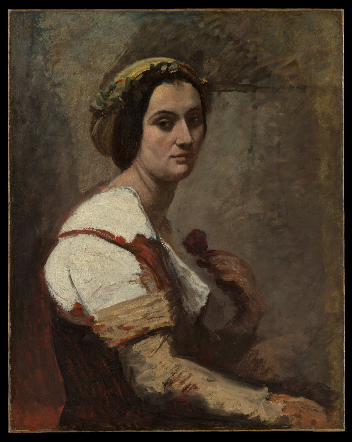 Sibylle by Camille Corot - Realist canvas print