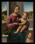 Madonna and Child with the Young Saint John the Baptist by Fra Bartolomeo (Bartolomeo di Paolo del Fattorino) - Classic Art canvas print