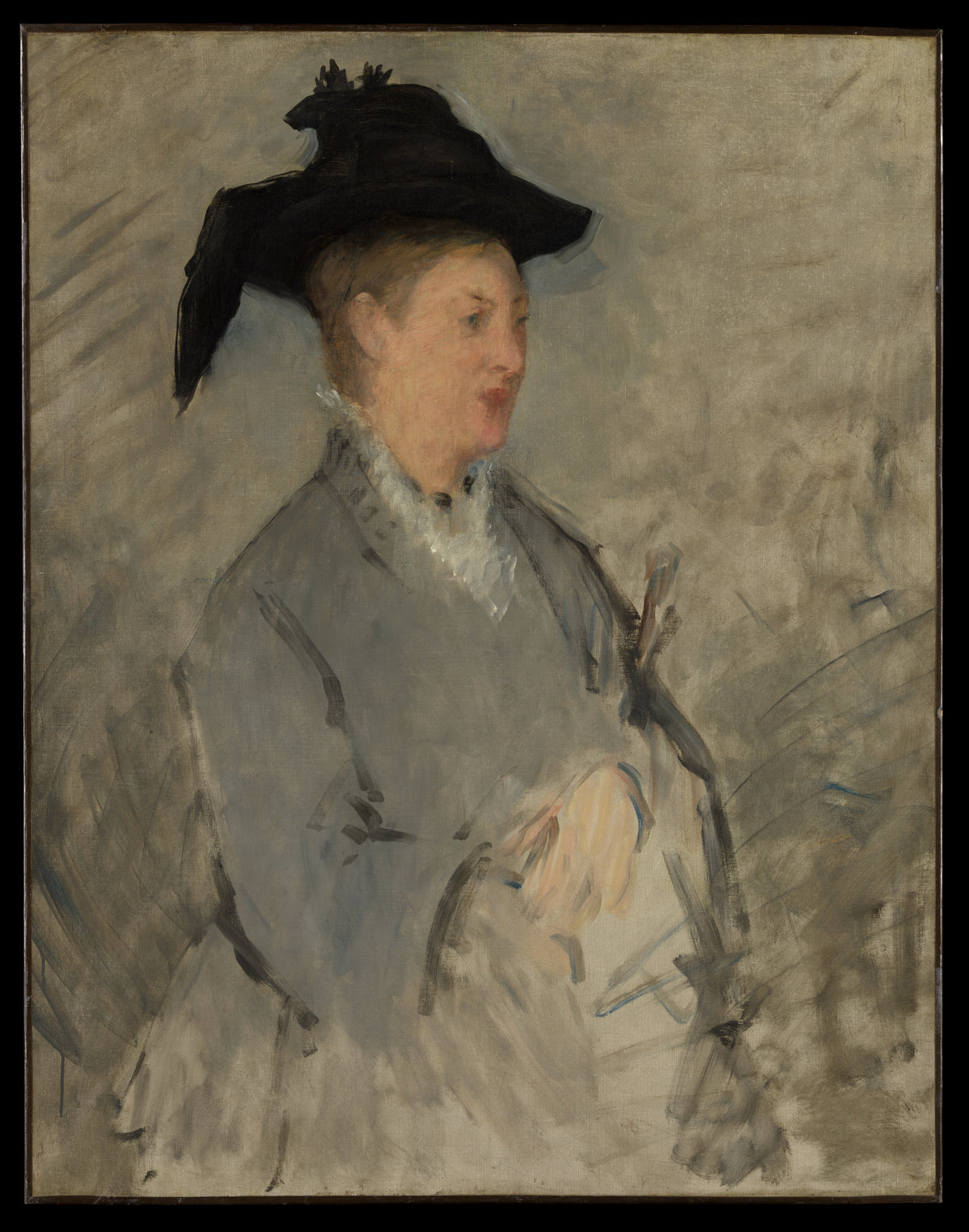 Madame Edouard Manet Suzanne Leenhoff, 18291906 by Edouard Manet - Impressionist canvas print