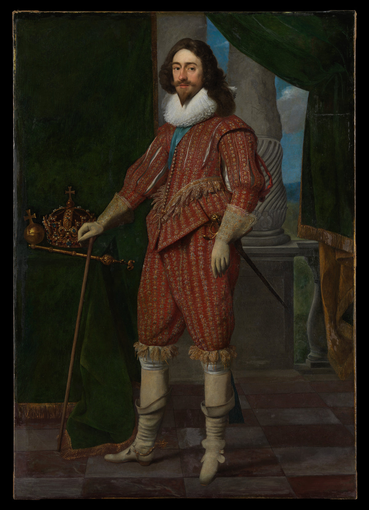 Charles I 16001649, King of England by Daniël Mijtens - Oil Painting canvas print