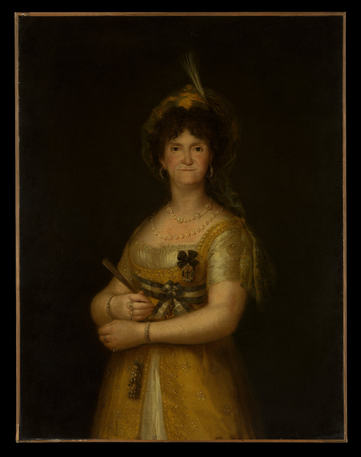 Mara Luisa of Parma 17511819, Queen of Spain by Goya - Romantic canvas print
