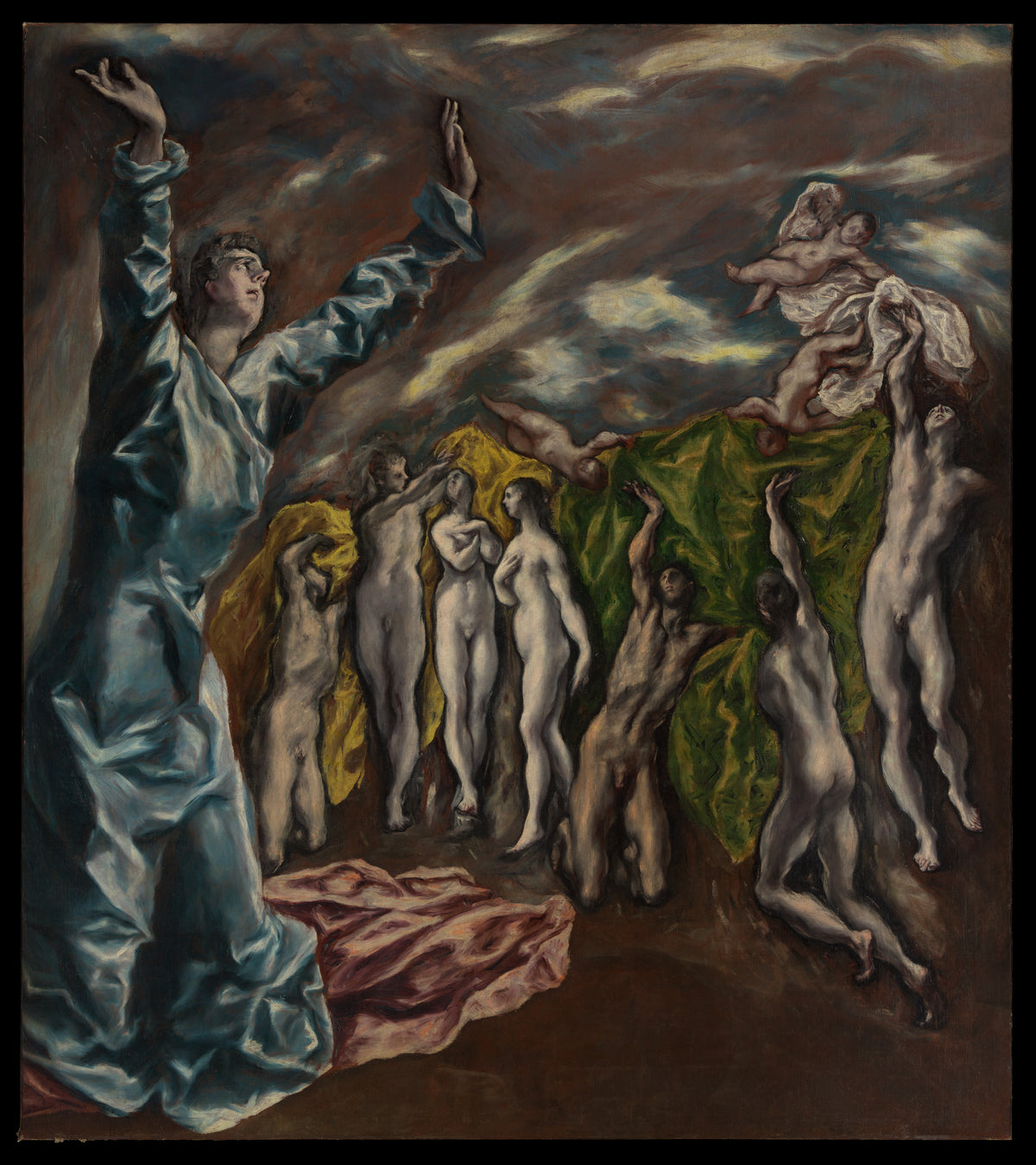 The Vision of Saint John by El Greco (Domenikos Theotokopoulos) - Oil Painting canvas print