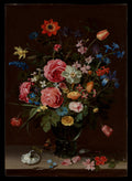 A Bouquet of Flowers by Clara Peeters - Classic Art canvas print