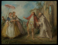 Brother Philippe's Geese by Nicolas Lancret - Classic Art canvas print