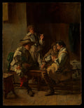The Card Players by Ernest Meissonier - Classic Art canvas print