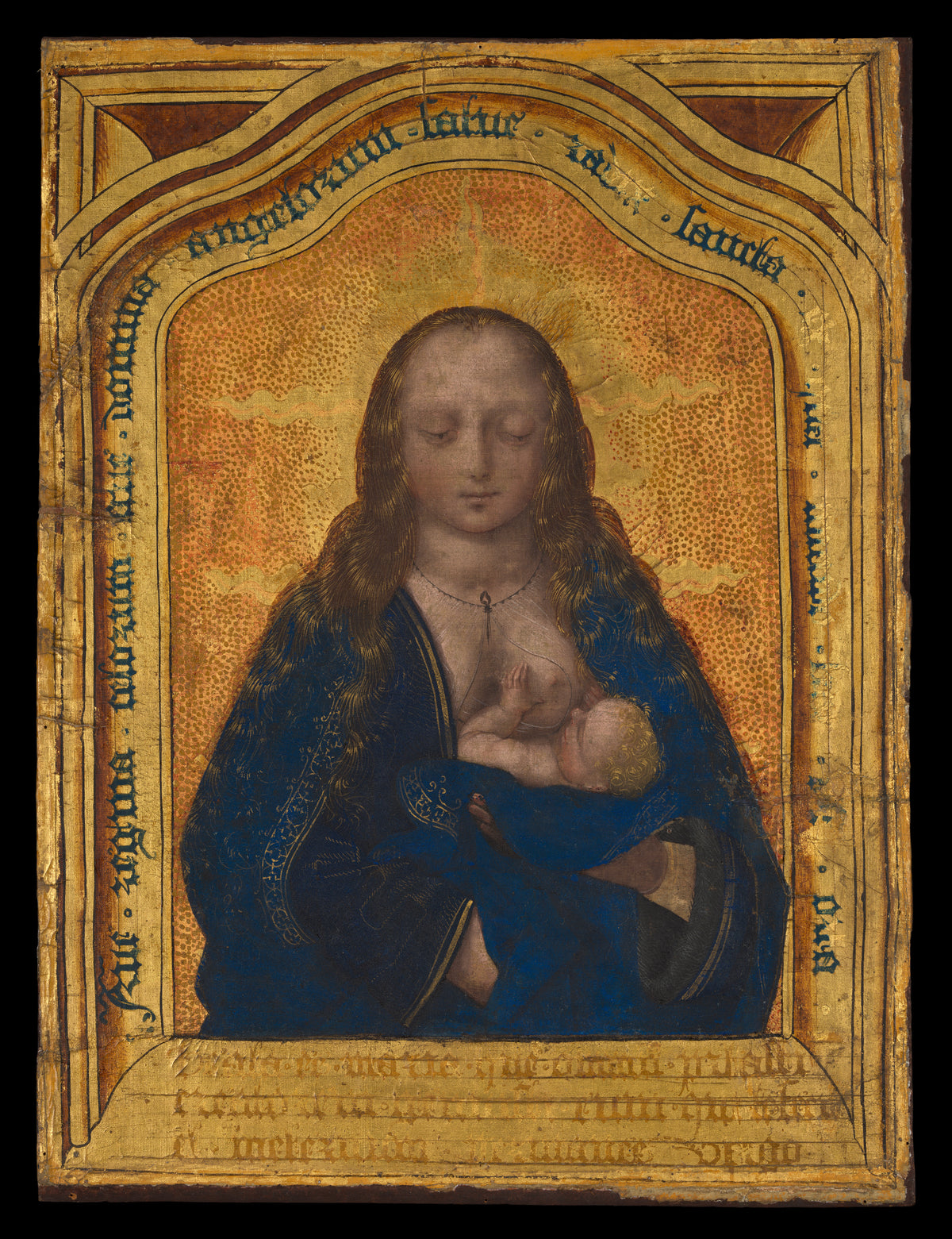 Virgin and Child by Netherlandish (Antwerp) Painter - Tempera canvas print