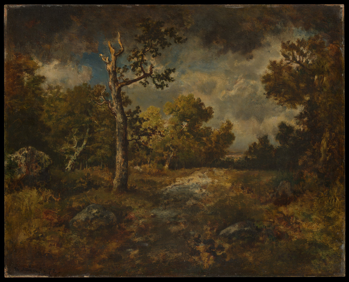 The Edge of the Woods by Narcisse-Virgile Diaz de la Peña - Classic Art canvas print
