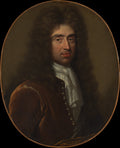 Portrait of a Man in a Brown Coat by French Painter - Oil Painting canvas print