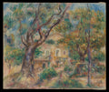The Farm at Les Collettes, Cagnes by Auguste Renoir - Impressionist canvas print