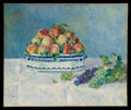 Still Life with Peaches and Grapes by Auguste Renoir - Impressionist canvas print