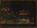 Still Life with Strawberries by French Painter - Oil Painting canvas print