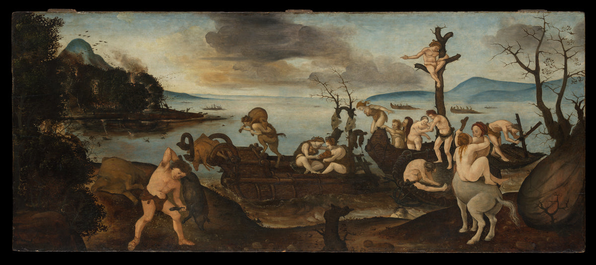The Return from the Hunt by Piero di Cosimo (Piero di Lorenzo di Piero d'Antonio) - Tempera canvas print