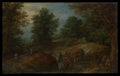 Landscape with Travelers on a Woodland Path by Jan Brueghel the Elder - Classic Art canvas print