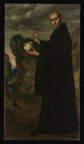 Saint Benedict by Francisco de Zurbarán - Oil Painting canvas print