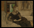 Madame Thodore Gobillard Yves Morisot, 18381893 by Edgar Degas - Impressionist canvas print