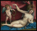 Venus and Cupid by Lorenzo Lotto - Oil Painting canvas print