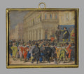 Traveling Players by Monogrammist JG - Classic Art canvas print